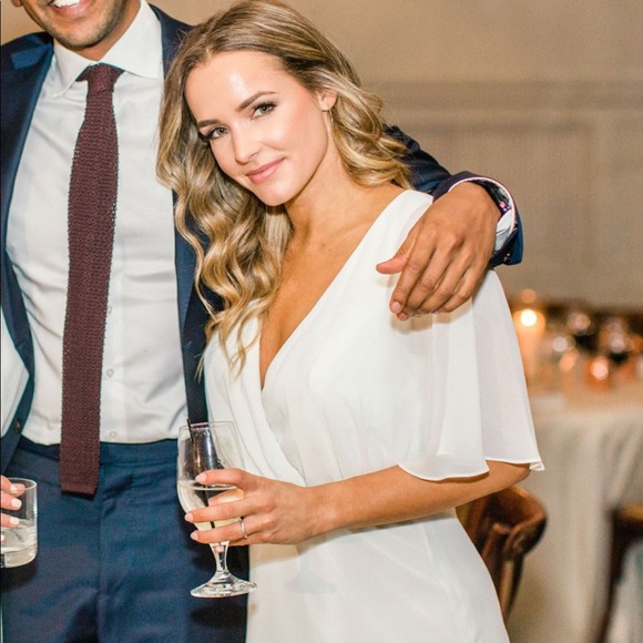 Watters Lottie Bridesmaid Dress in Candlelight - Picture 6 of 7